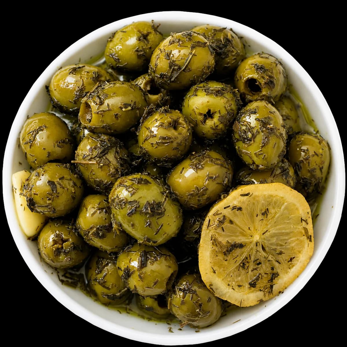زیتون و سبزیجات